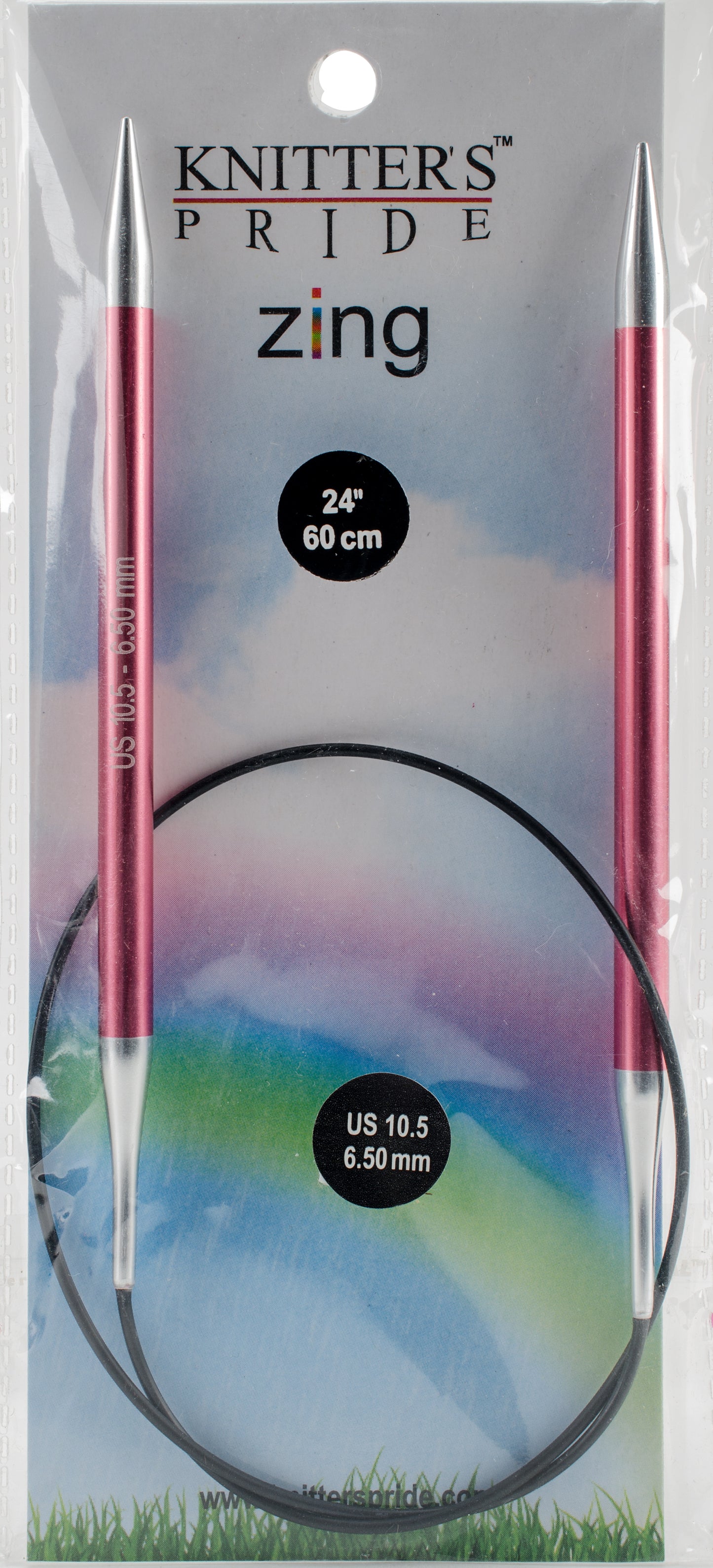 KP-Zing Fixed Circular Needles 24"-Size 10.5/6.5mm