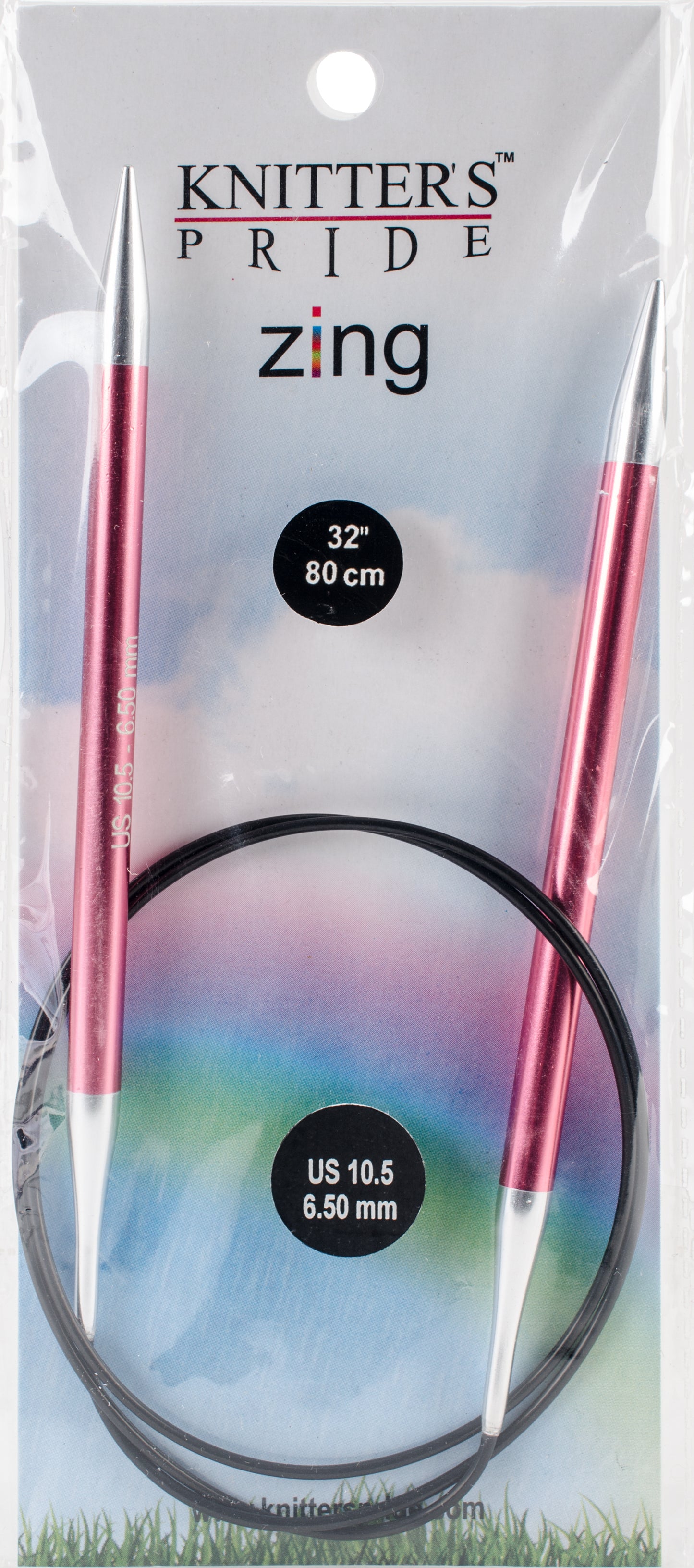 KP-Zing Fixed Circular Needle 32"-Sz 10.5/6.5mm