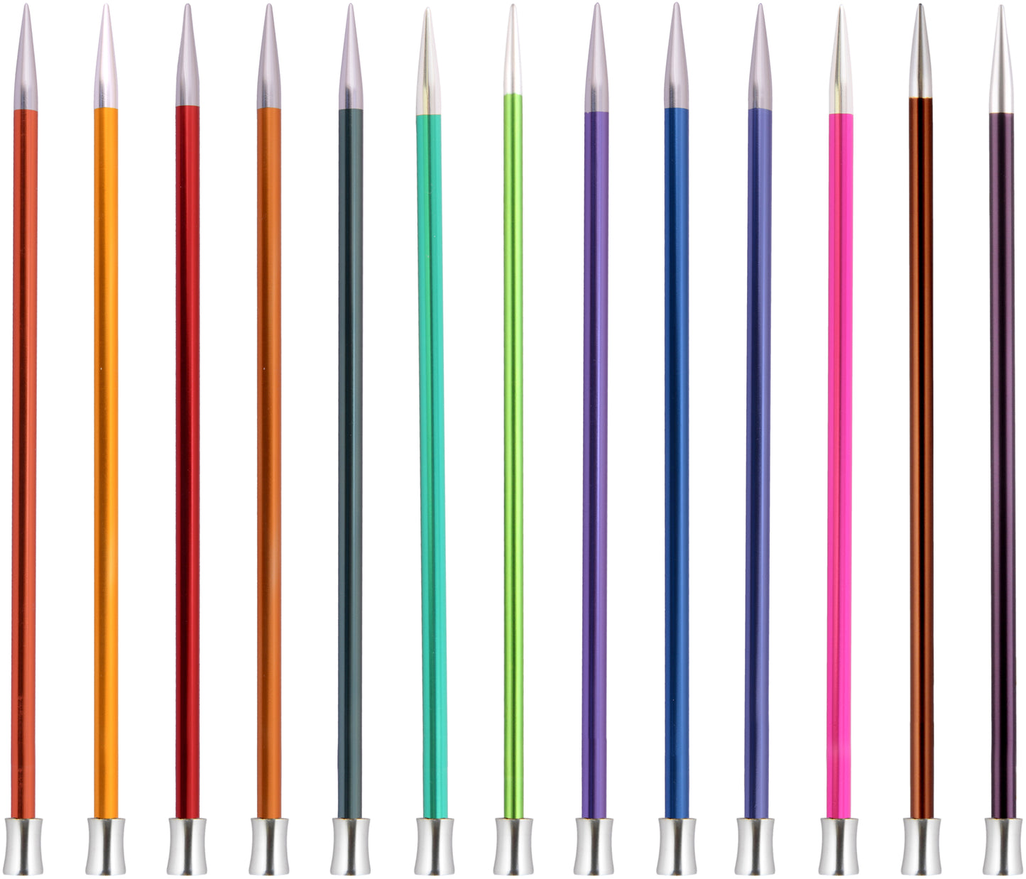 KP-Zing Single Pointed Needles 14"-Size 6/4mm