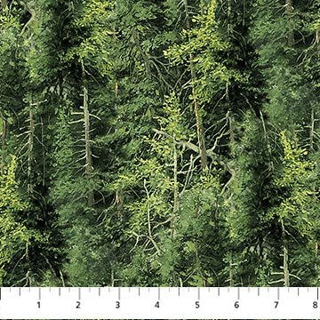 Mid-Green Evergreen Trees