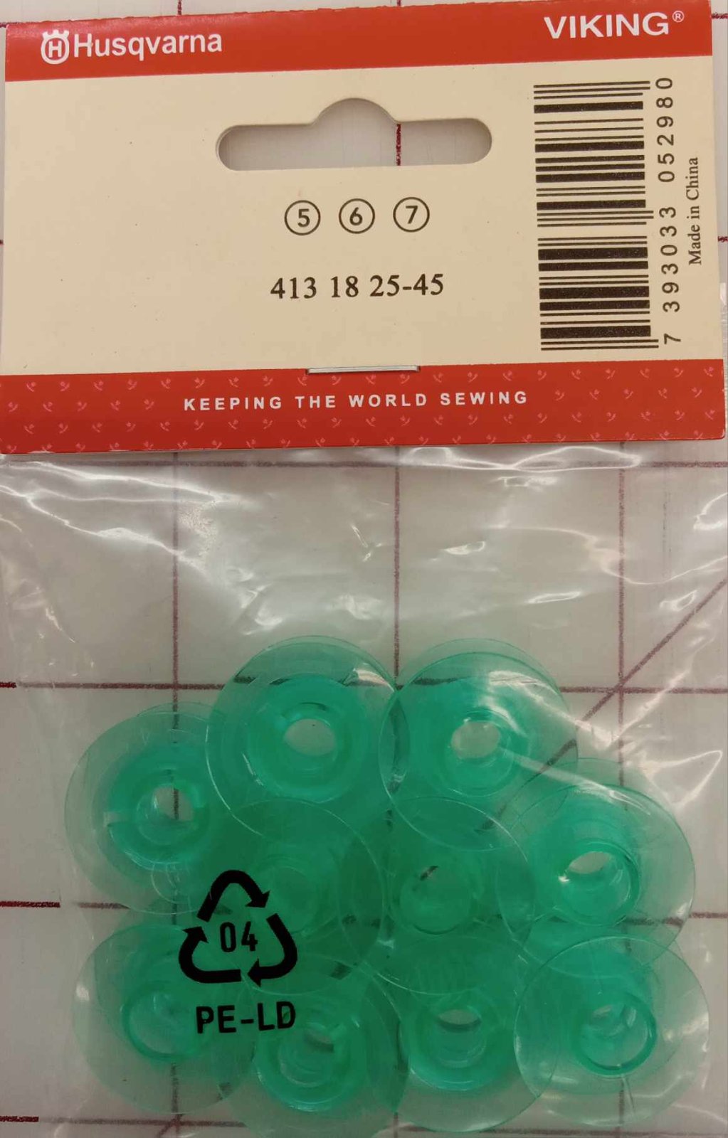 HV bobbins (10) green 413182545
