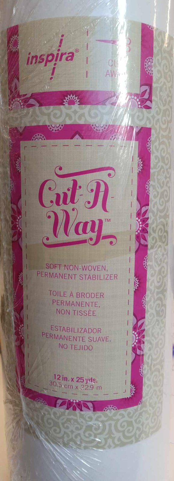 *Inspira Stabilizer Cut-Away 12" X 25 yds.