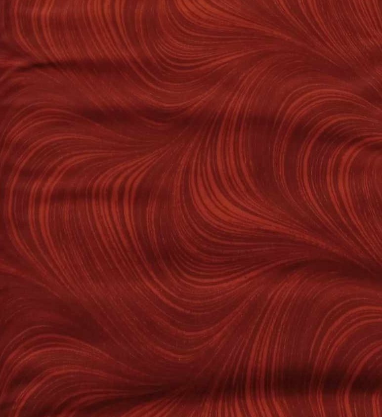Wide cotton 108" red wave texture