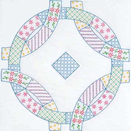 Wedding Rings Quilt Block Set