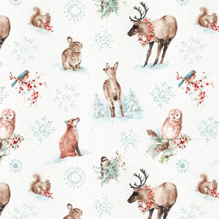 White Animals Allover