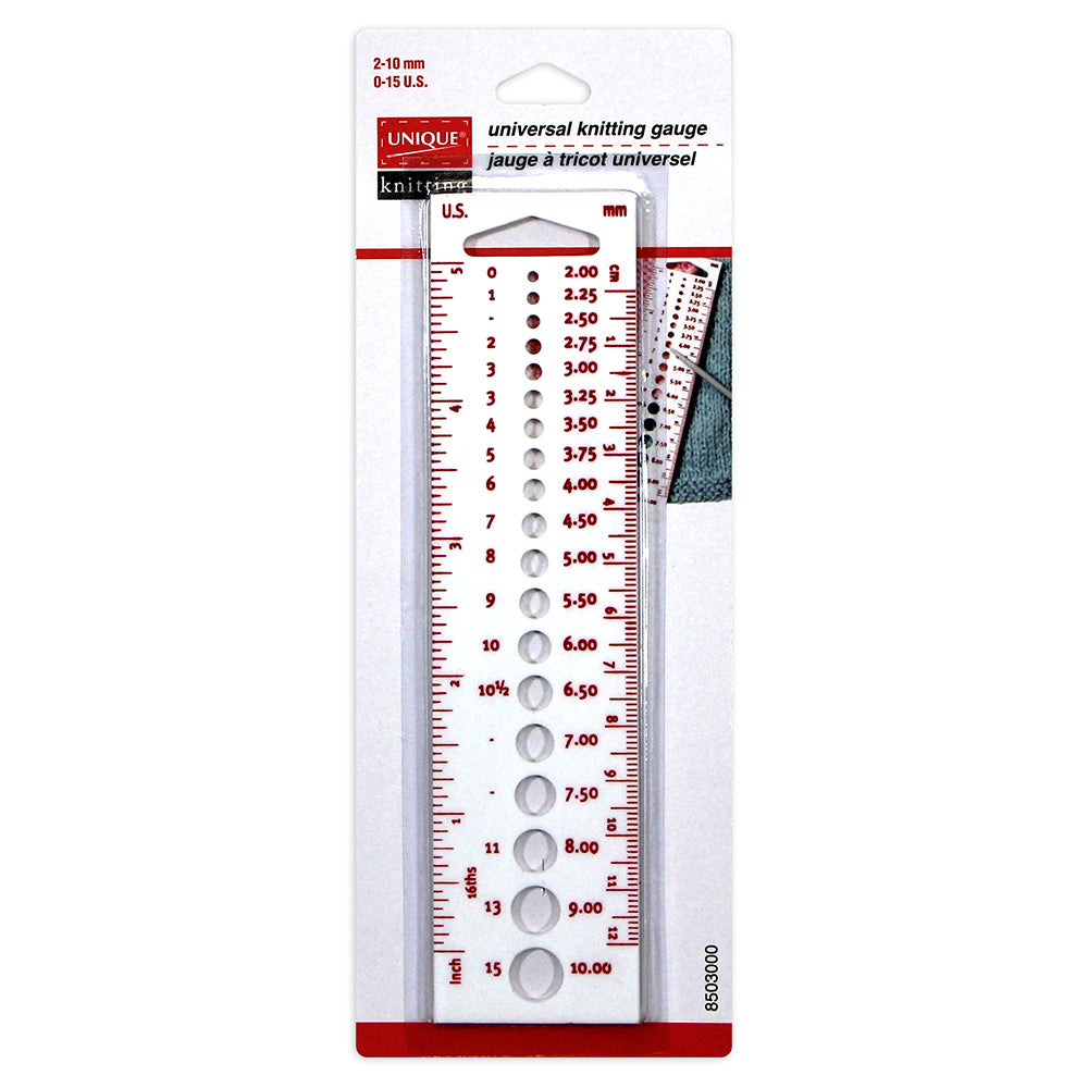 universal knitting gauge