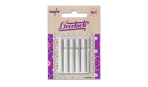Inspira needles Overlock 80/12 5 pk
