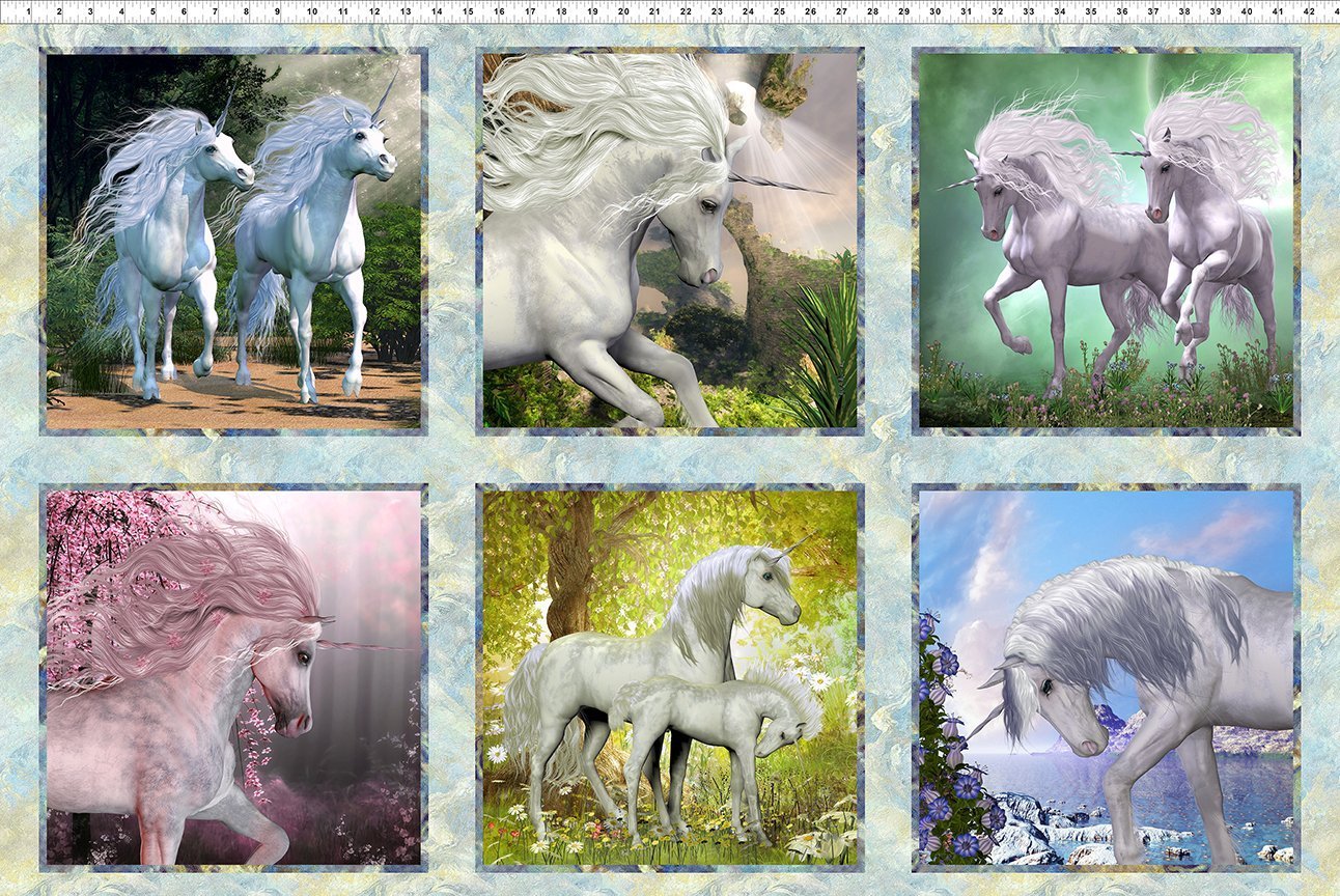 Bin #5 UNICORNS BY IN THE BEGINNING SQUARES