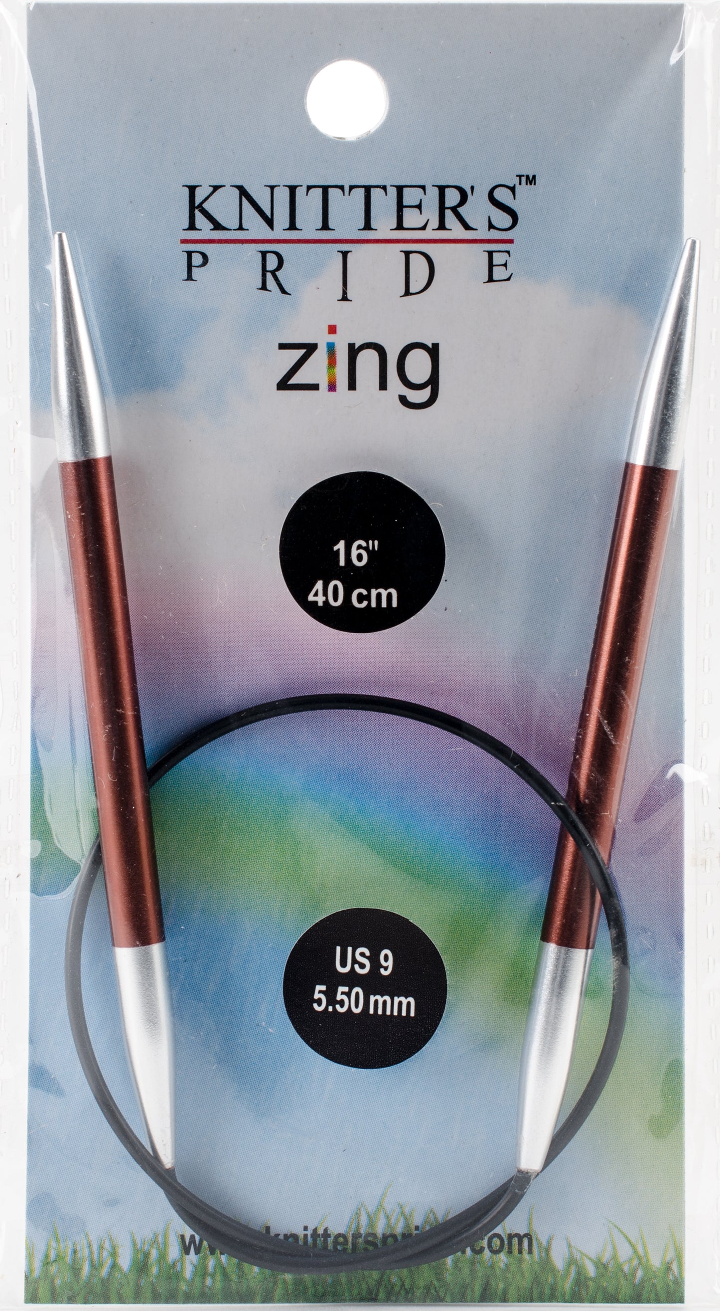 KP-Zing fixed Circular needle 16" -5.5mm