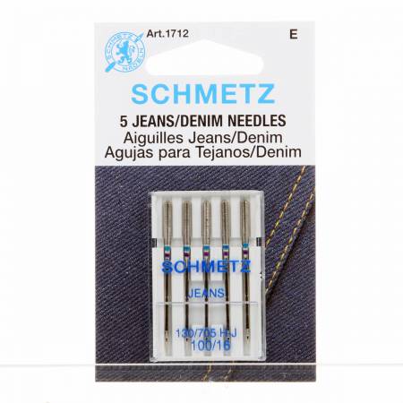 Machine Needle Size 16/100 Schmetz Denim/Jeans