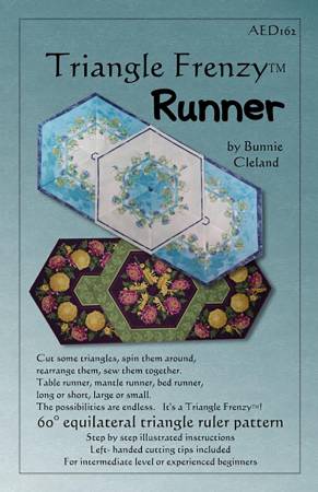 Triangle Frenzy Runner Pattern by Bunnie Cleland