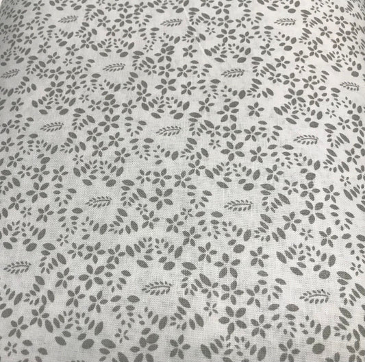 Wide Cotton White/Grey 108"